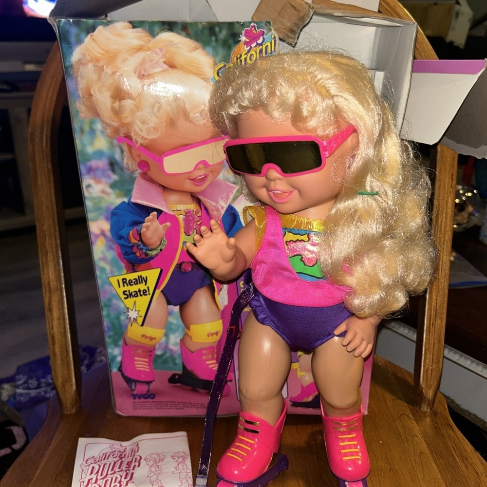 VTG 1991‎ TYCO California Roller Baby In Box